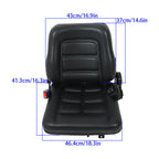 Tractor Seat Universal Waterproof Great replacement Seat For Tractor Forklift
