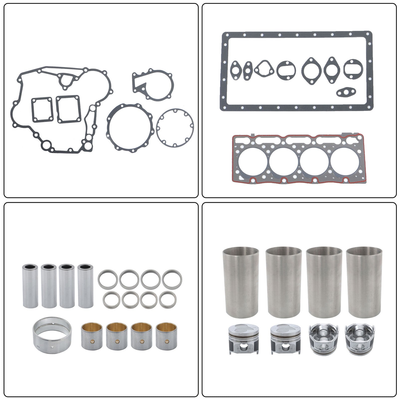 V1505 Overhaul Rebuild Kit Fit For Kubota Engine B7820HSD KX71H B2910HSD