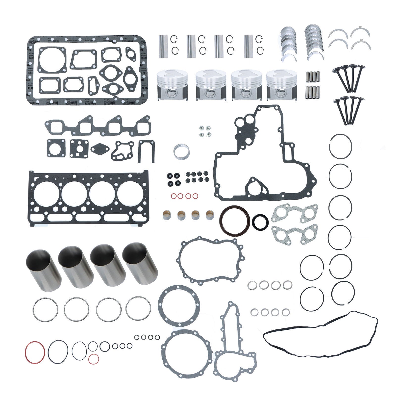 V2203E V2203 V2203M Overhaul Rebuild Kit For Kubota Indirect Inject Engine
