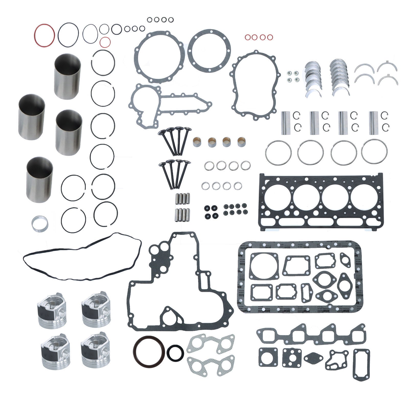 V2203E V2203 V2203M Overhaul Rebuild Kit For Kubota Indirect Inject Engine