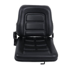 Adjustable Backrest Slide PVC Leather Suspension Forklift Tractor Seat US