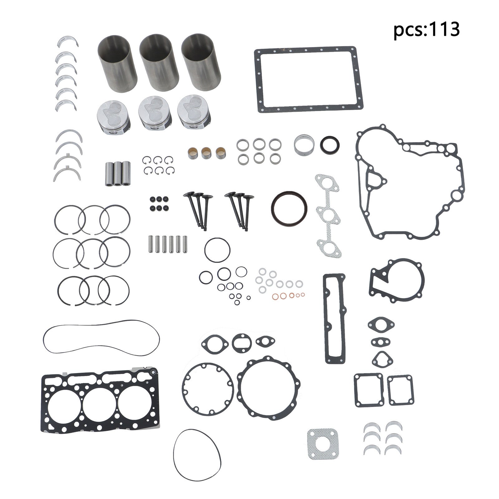 D1105 Overhaul Rebuild Kit For Kubota D1105 Engine KX41 KX41H RTV1100 Excavator