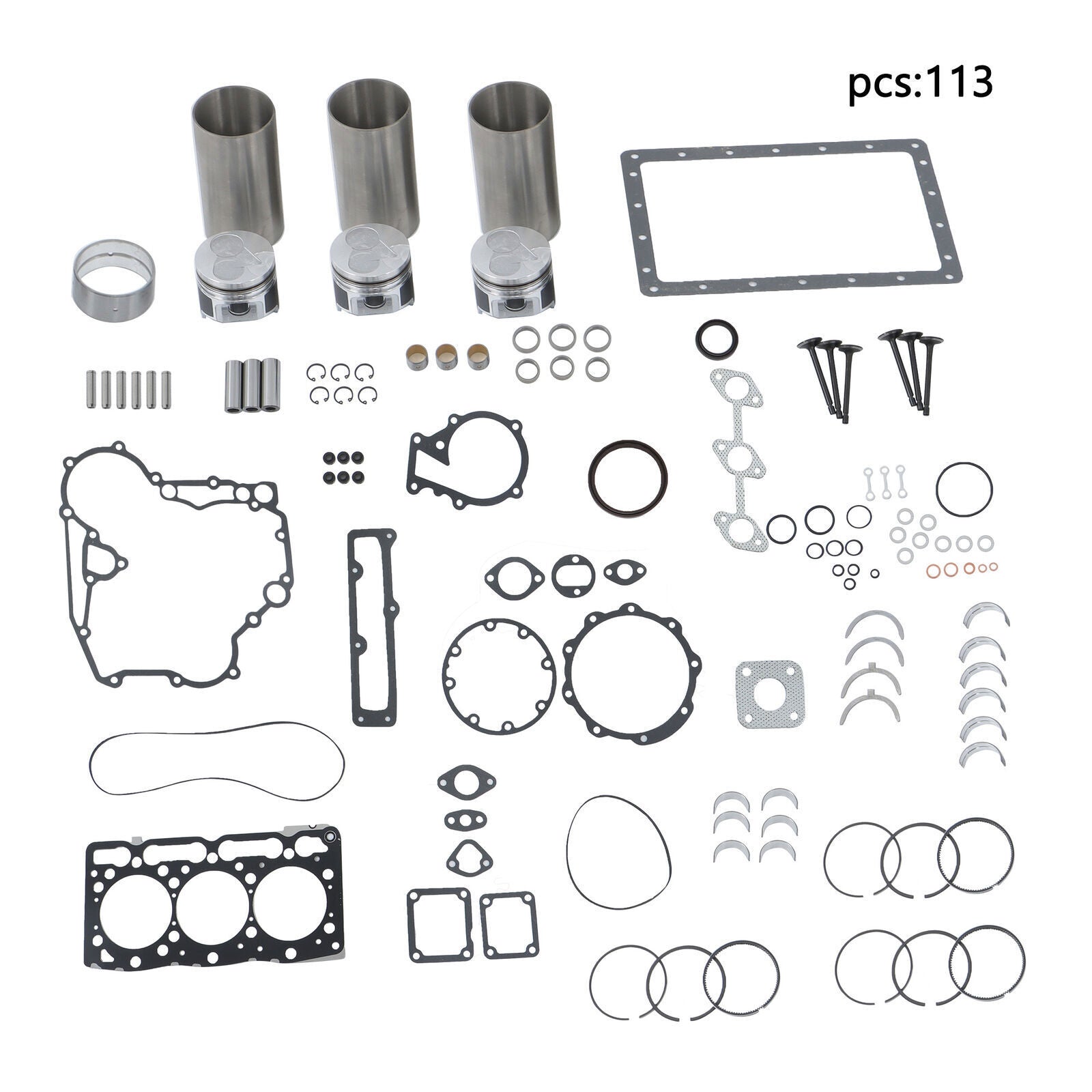 D1105 Overhaul Rebuild Kit For Kubota D1105 Engine KX41 KX41H RTV1100 Excavator