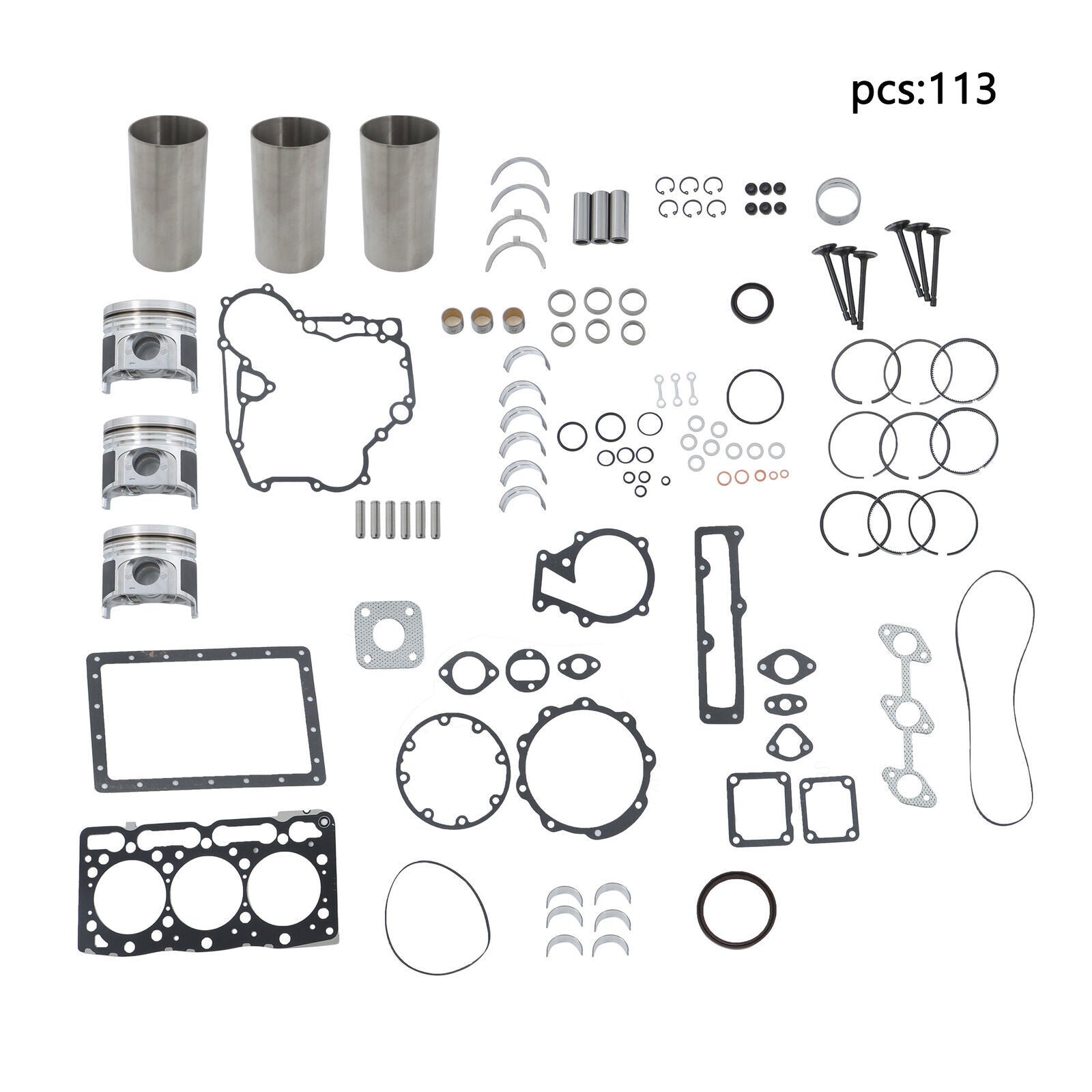D1105 Overhaul Rebuild Kit For Kubota D1105 Engine KX41 KX41H RTV1100 Excavator