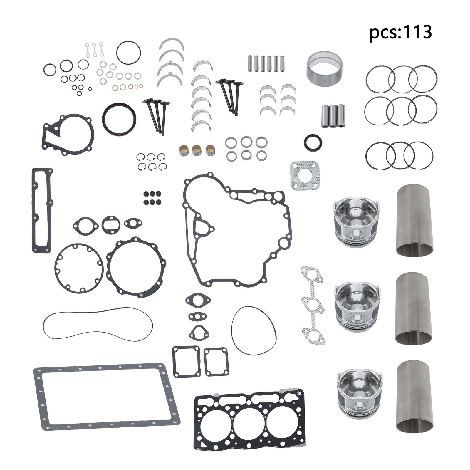 D1105 Overhaul Rebuild Kit For Kubota D1105 Engine KX41 KX41H RTV1100 Excavator