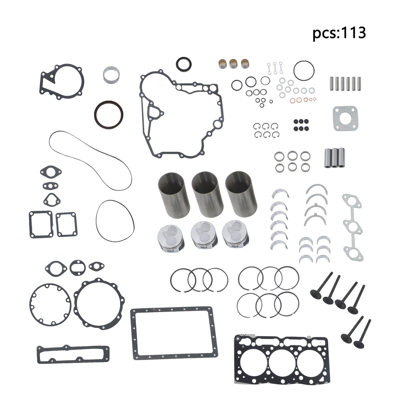 D1105 Overhaul Rebuild Kit For Kubota D1105 Engine KX41 KX41H RTV1100 Excavator