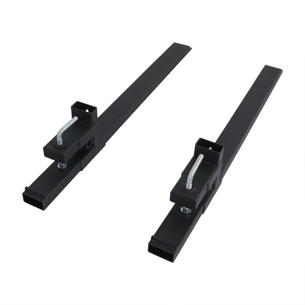 Clamp On Bucket Loader Attachment Skid Steer Tractor Pallet Forks 60" 4000Lbs