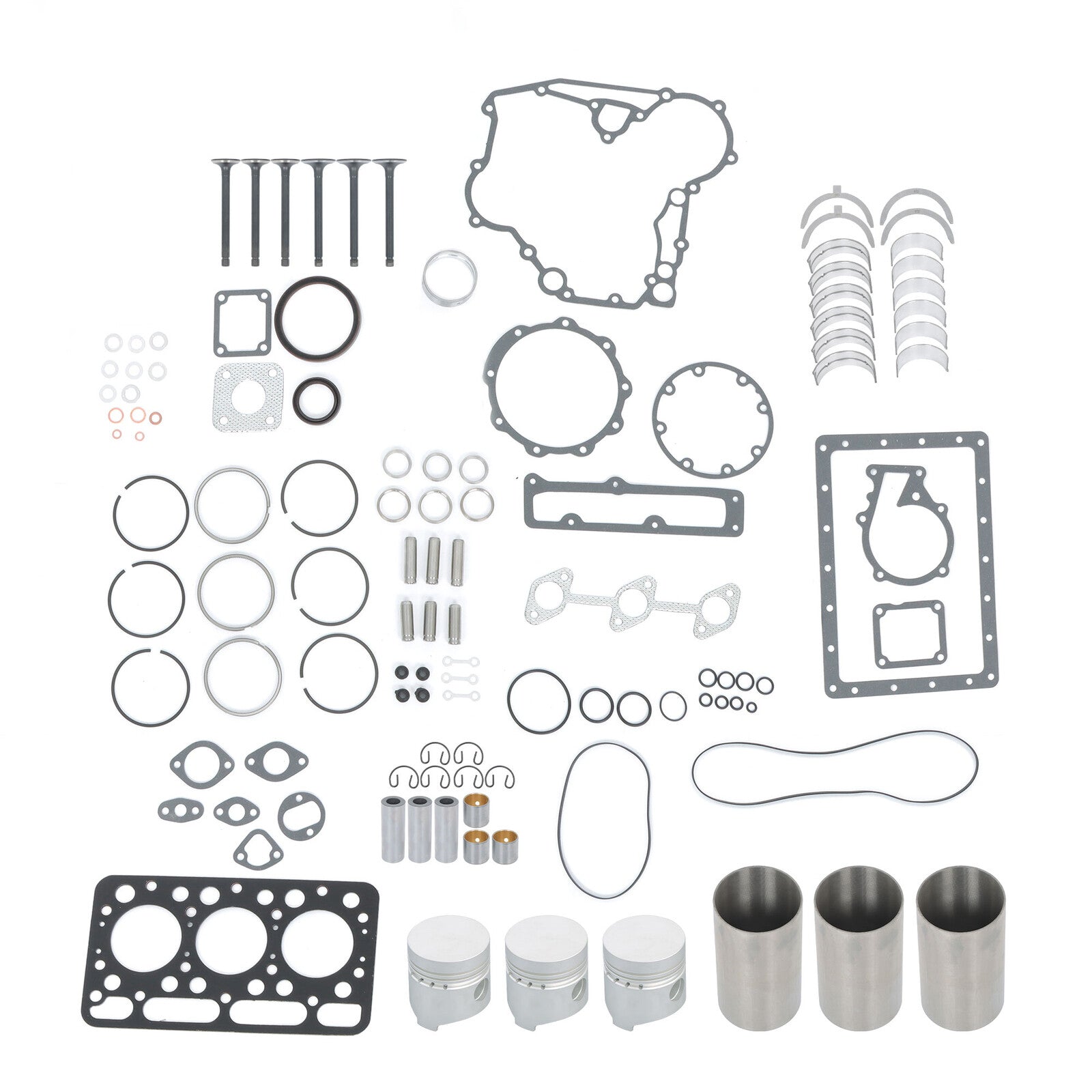 D1102 Overhaul Rebuild Kit For Kubota L2050DT L235DT L2350 L235F Tractor Engine