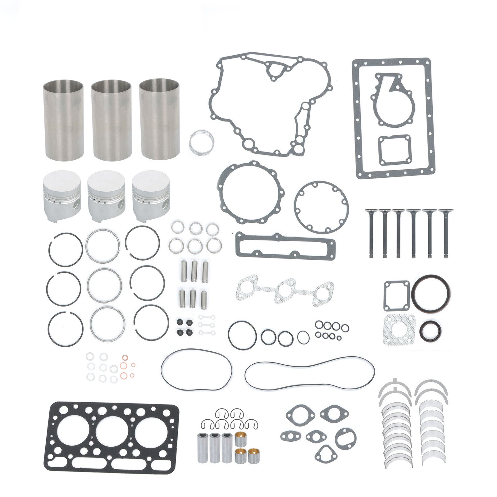 D1102 Overhaul Rebuild Kit For Kubota L2050DT L235DT L2350 L235F Tractor Engine