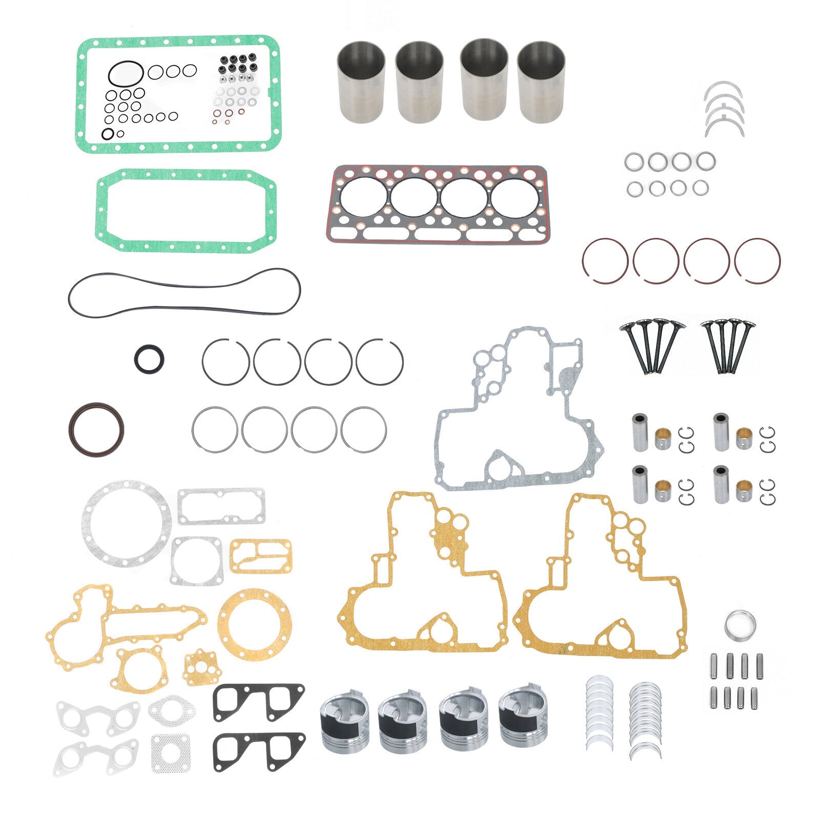 Overhaul Rebuild Kit for Kubota V1702 V1702B Engine KH90 Bobcat 743 733