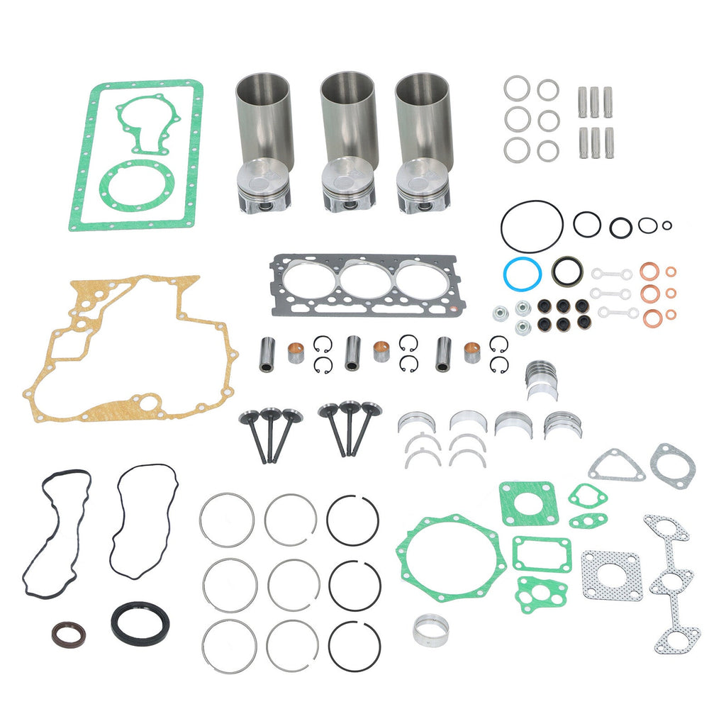 Overhaul Rebuild Kit 3 Cylinders For Kubota D902 Engine RTV900G RTV900G9