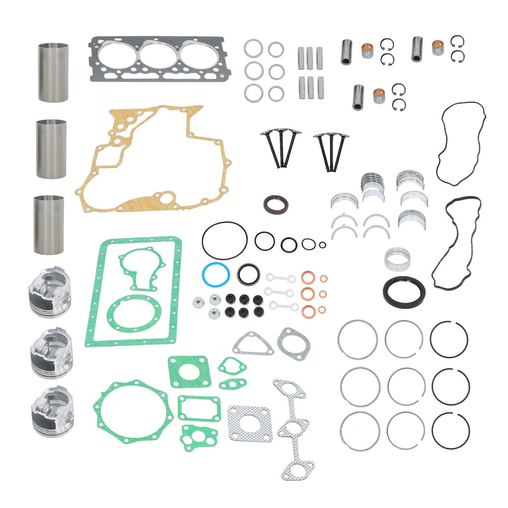 Overhaul Rebuild Kit 3 Cylinders For Kubota D902 Engine RTV900G RTV900G9