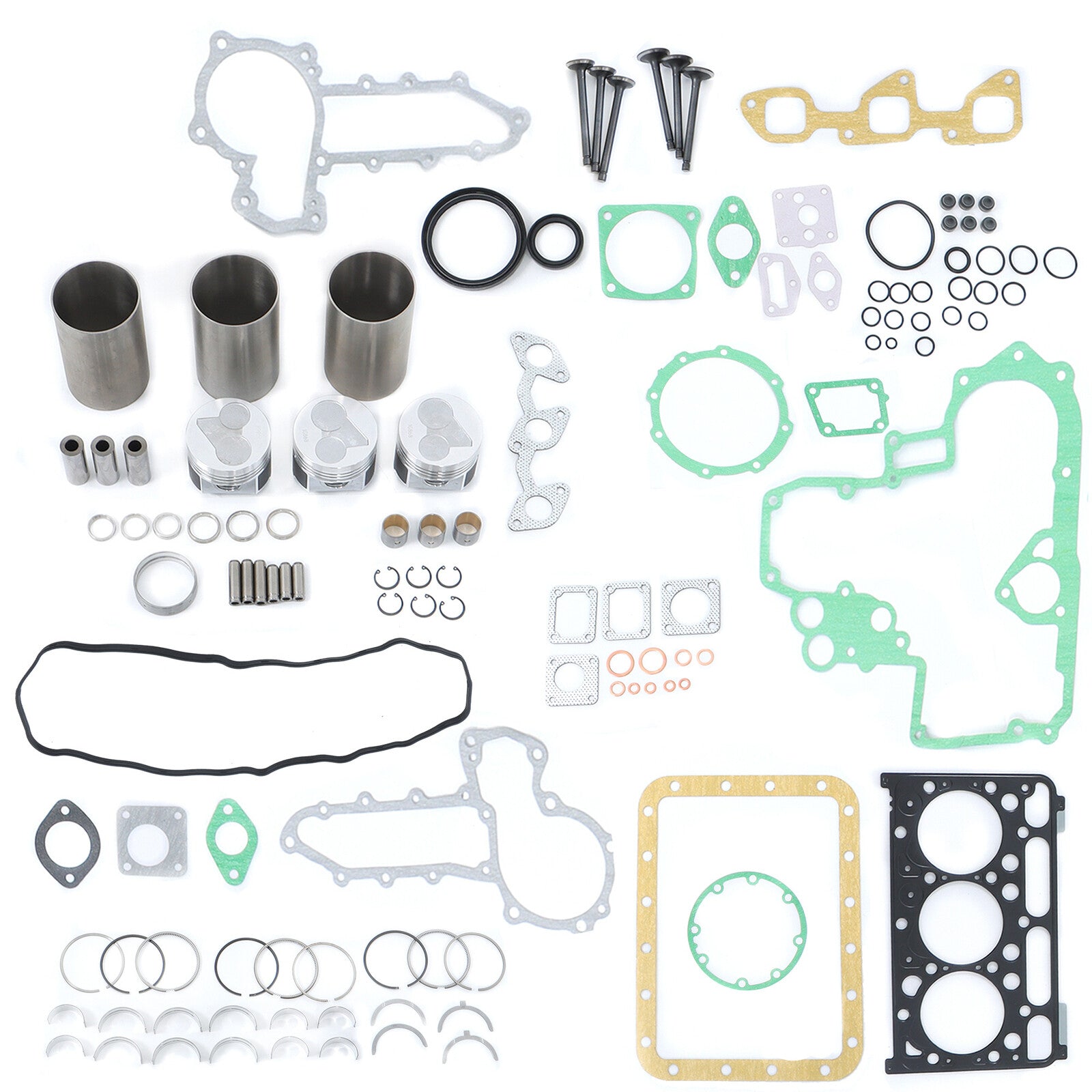 D1703 D1703E Engine Rebuild Kit For Kubota L3300DT L3410DT KL265 KL280 Tractor