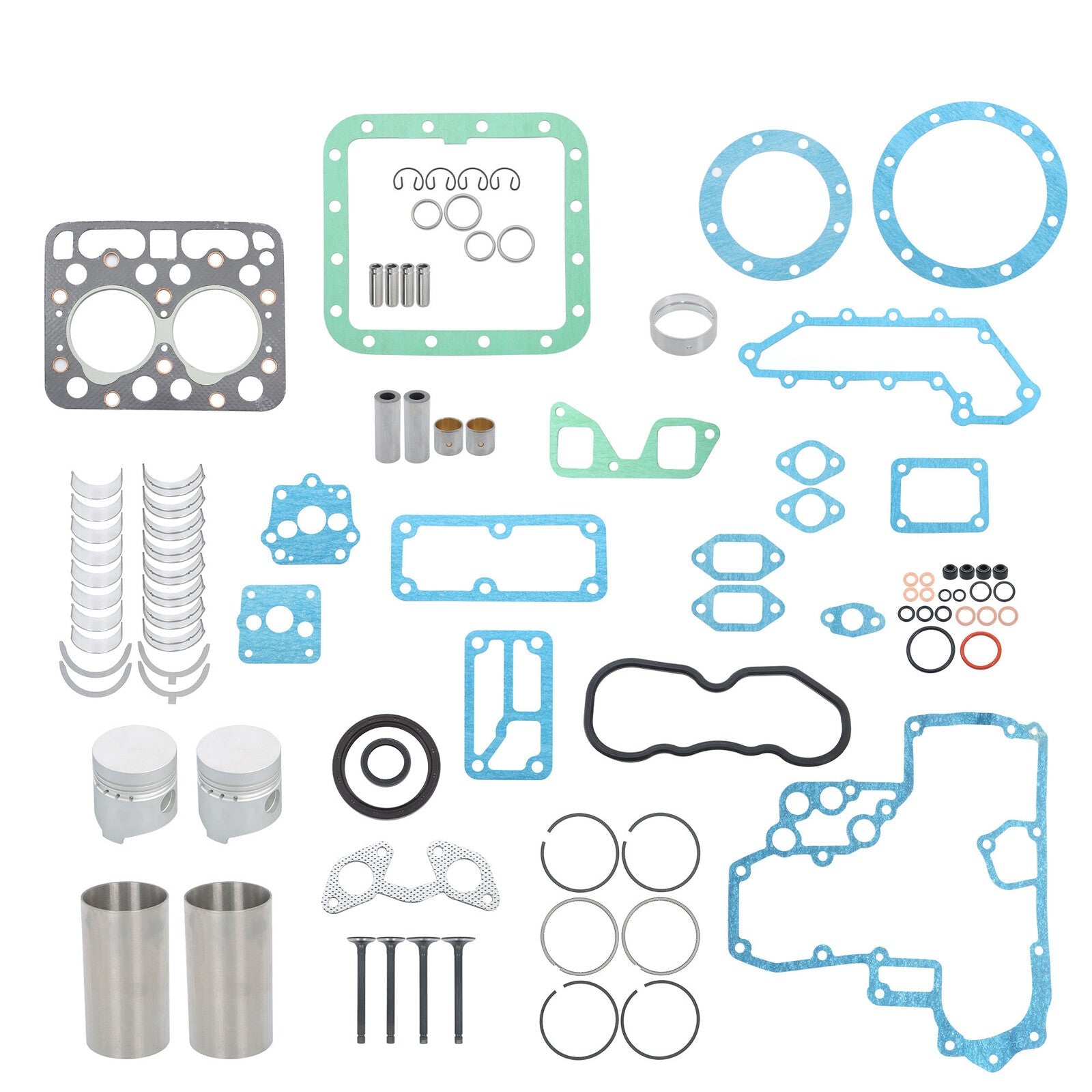 For Kubota Z751 Z750 Engine Overhaul Rebuild Kit Fit L175 L185 L1501 Tractor