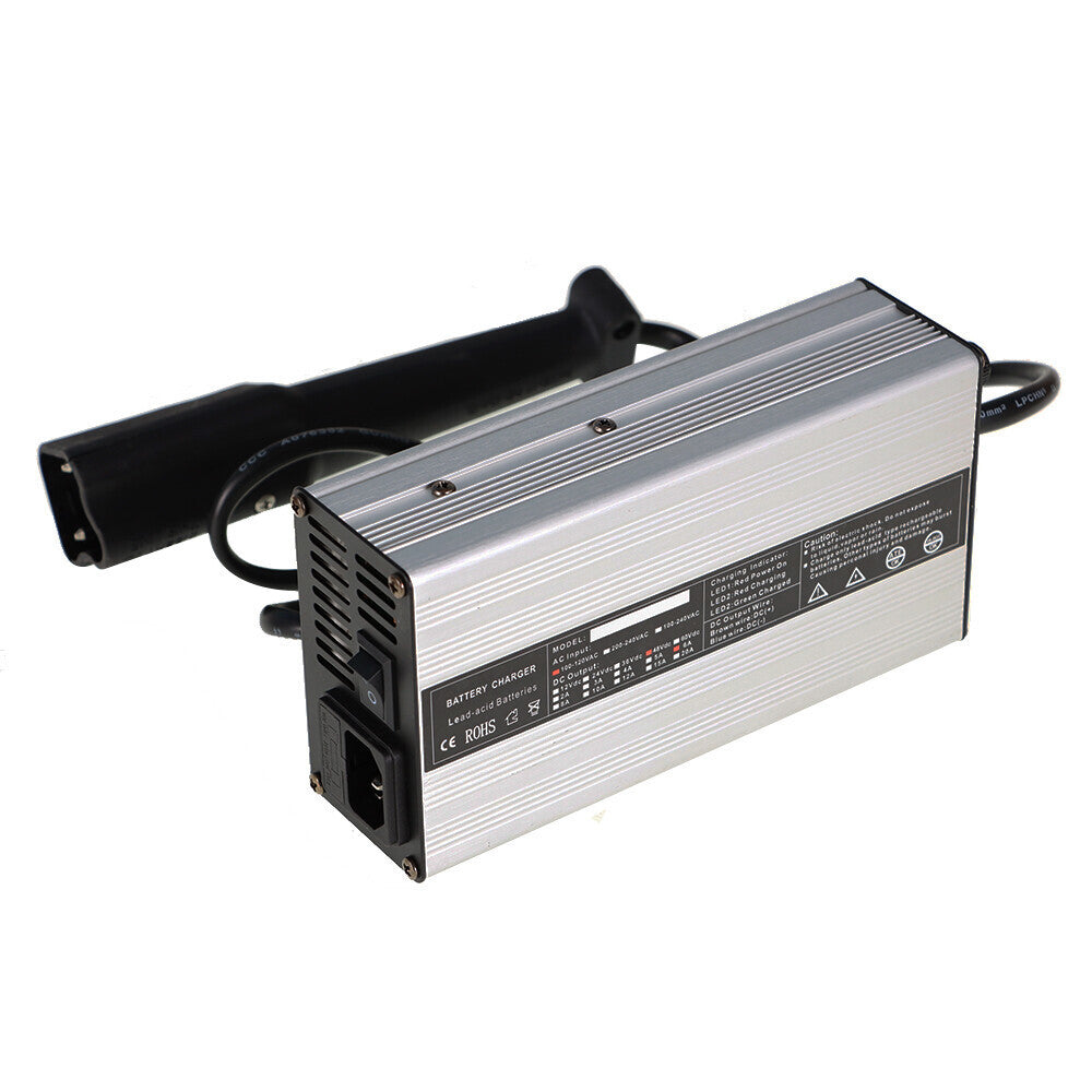 Battery Charger 48V 48 VOLT 6A 3 PIN For 2007-Up Yamaha Golf Cart Drive G29