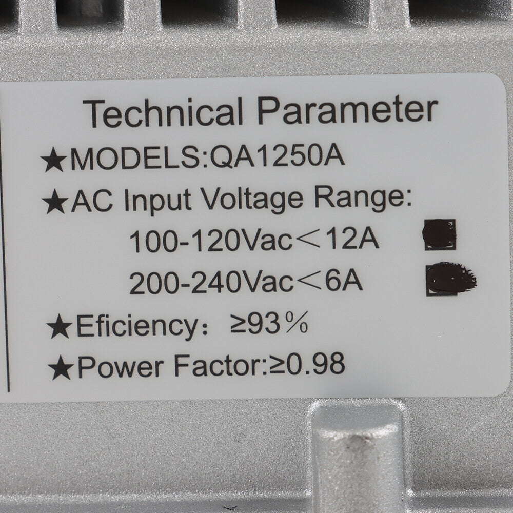 58.4V 25A(18A @110 VAC;25A @220 VAC) Lithium Battery Charger LiFePO4 Golf Cart