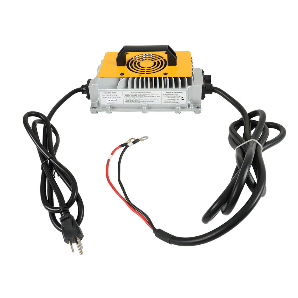 58.4V 25A(18A @110 VAC;25A @220 VAC) Lithium Battery Charger LiFePO4 Golf Cart