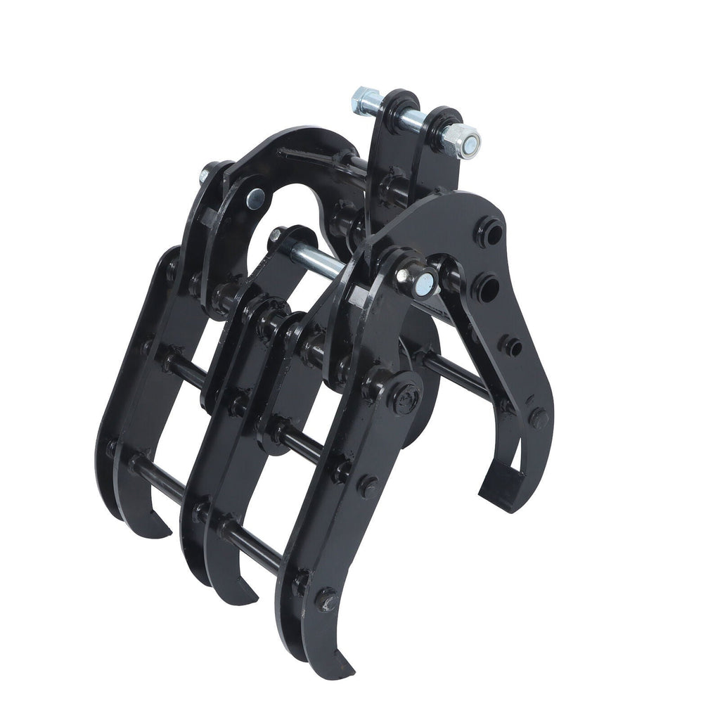 Universal Excavator Grapple Bucket - Wide Jaw Claw Attachment for Mini Diggers