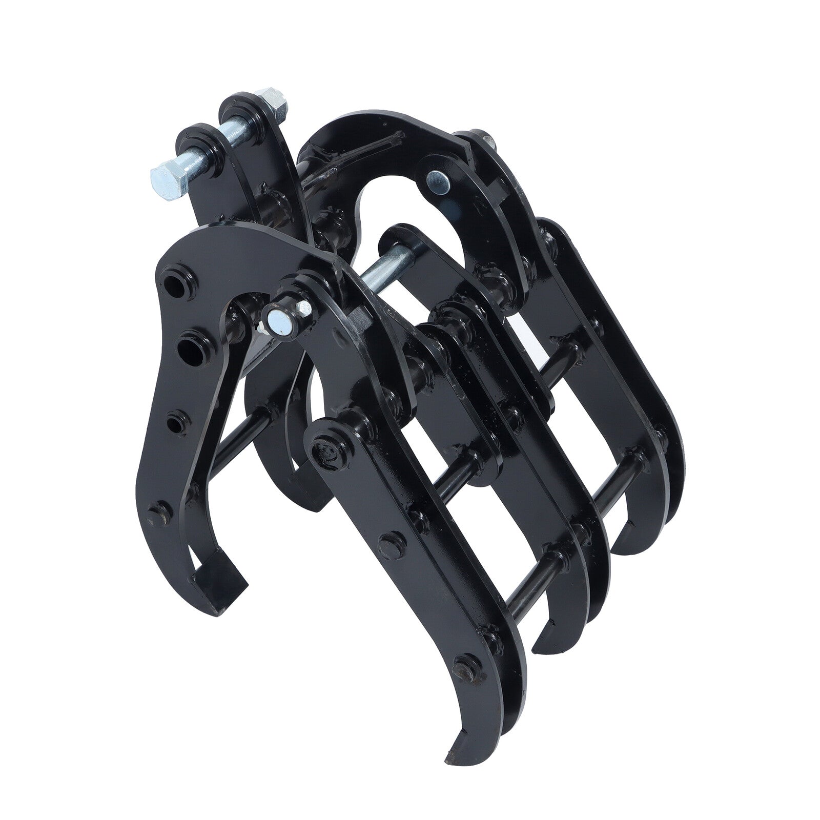 Universal Excavator Grapple Bucket - Wide Jaw Claw Attachment for Mini Diggers