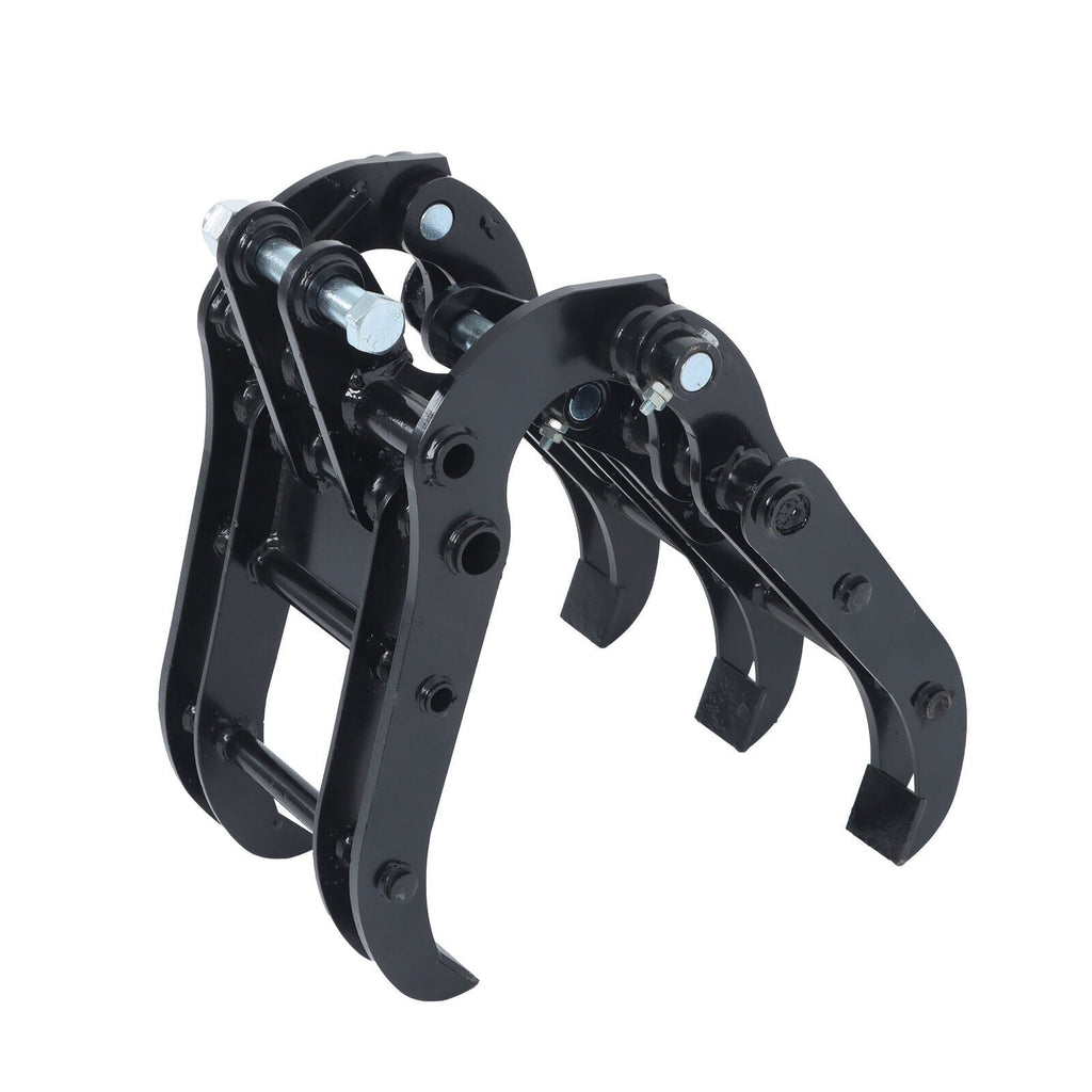 Universal Excavator Grapple Bucket - Wide Jaw Claw Attachment for Mini Diggers