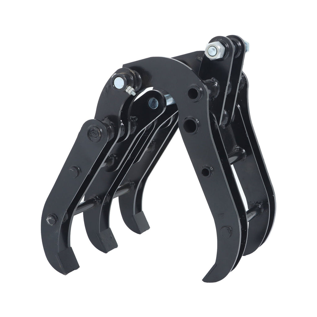 Universal Excavator Grapple Bucket - Wide Jaw Claw Attachment for Mini Diggers