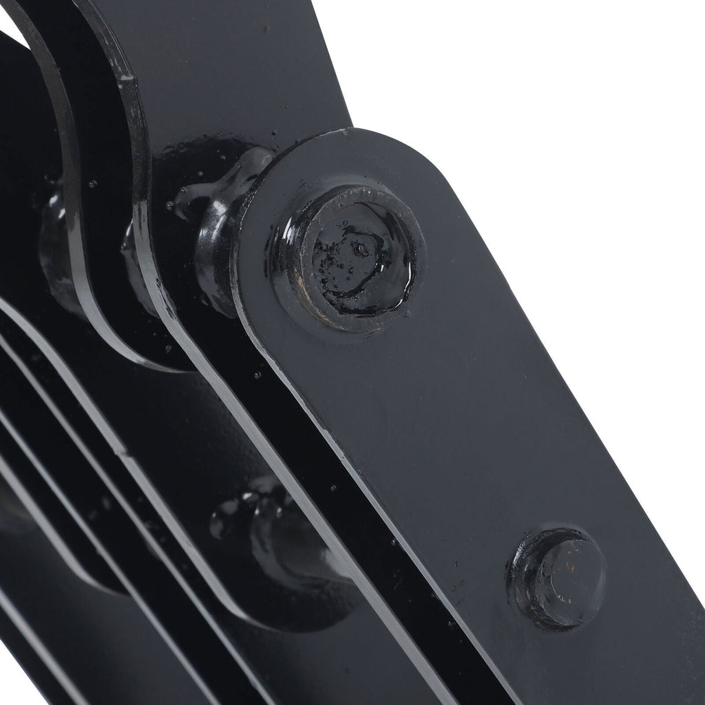 Universal Excavator Grapple Bucket - Wide Jaw Claw Attachment for Mini Diggers