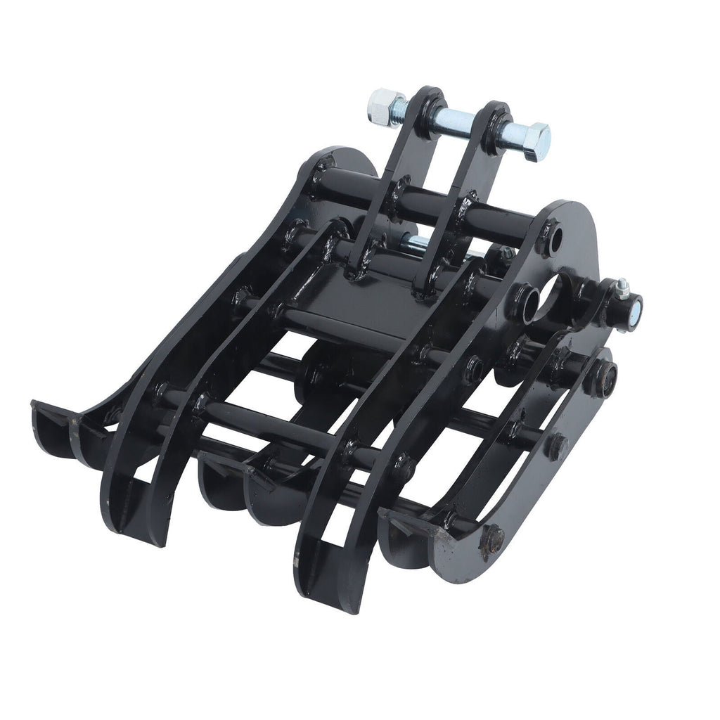 Universal Excavator Grapple Bucket - Wide Jaw Claw Attachment for Mini Diggers