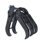 Universal Excavator Grapple Bucket - Wide Jaw Claw Attachment for Mini Diggers