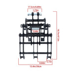 Universal Excavator Grapple Bucket - Wide Jaw Claw Attachment for Mini Diggers
