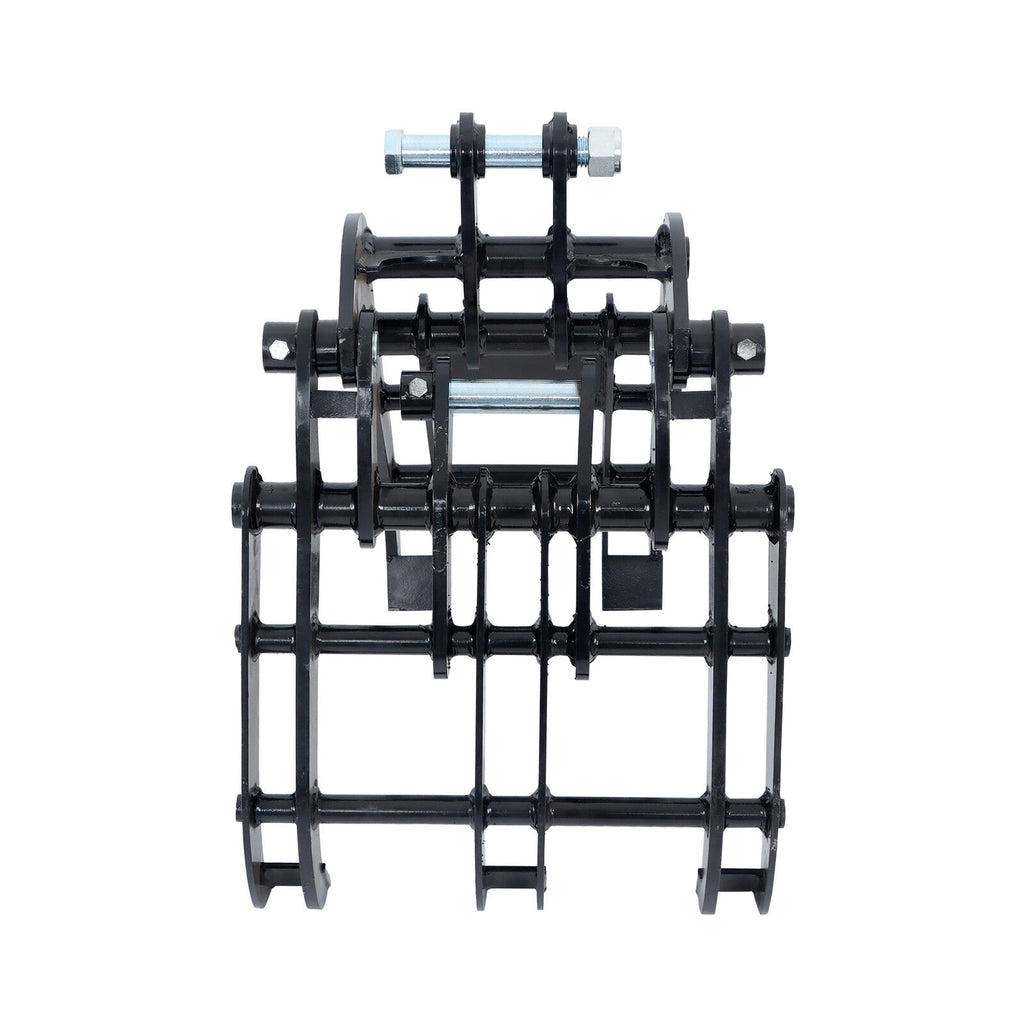 Universal Excavator Grapple Bucket - Wide Jaw Claw Attachment for Mini Diggers