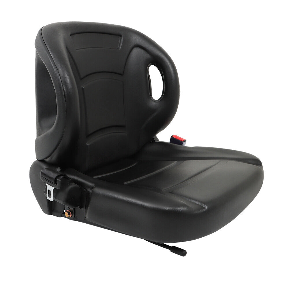 Universal Forklift Seat w/ Seatbelt & Switch, Adjust Backrest