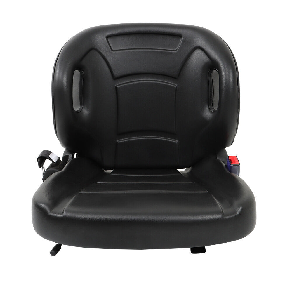 Universal Forklift Seat w/ Seatbelt & Switch, Adjust Backrest