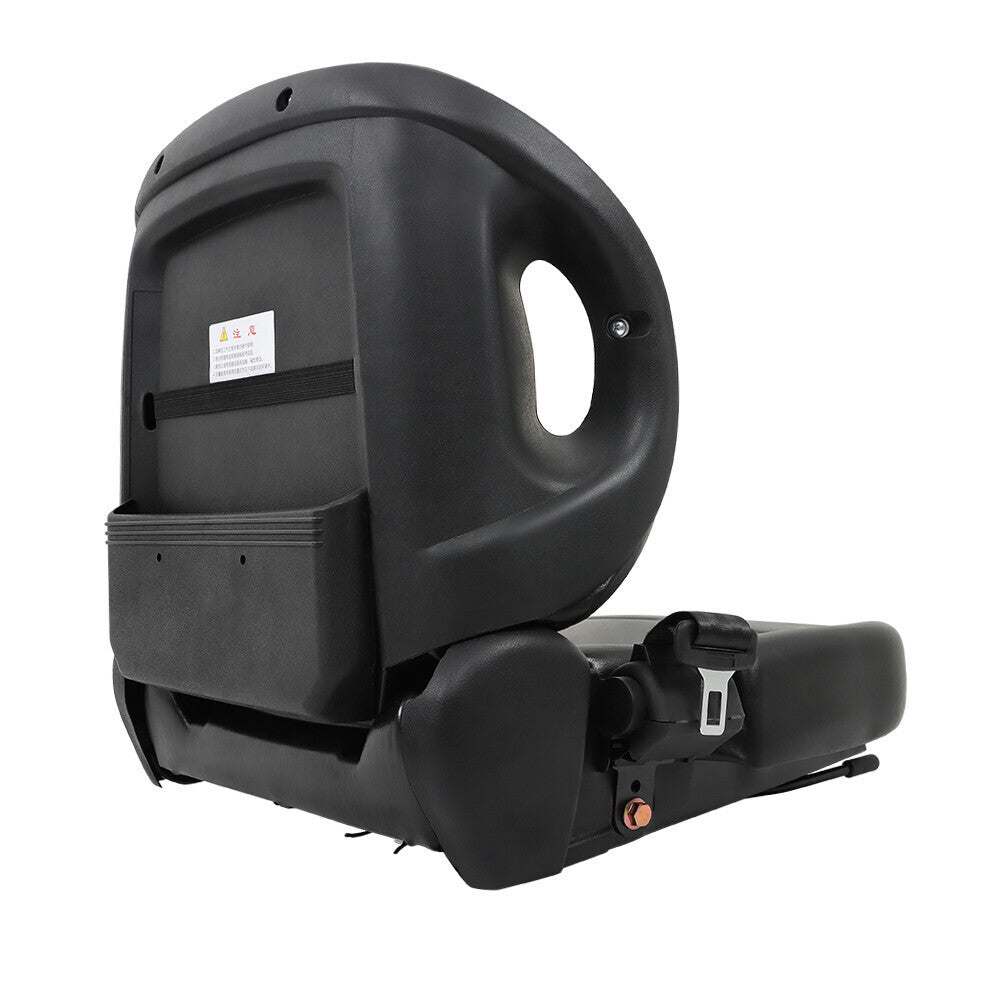 Universal Forklift Seat w/ Seatbelt & Switch, Adjust Backrest