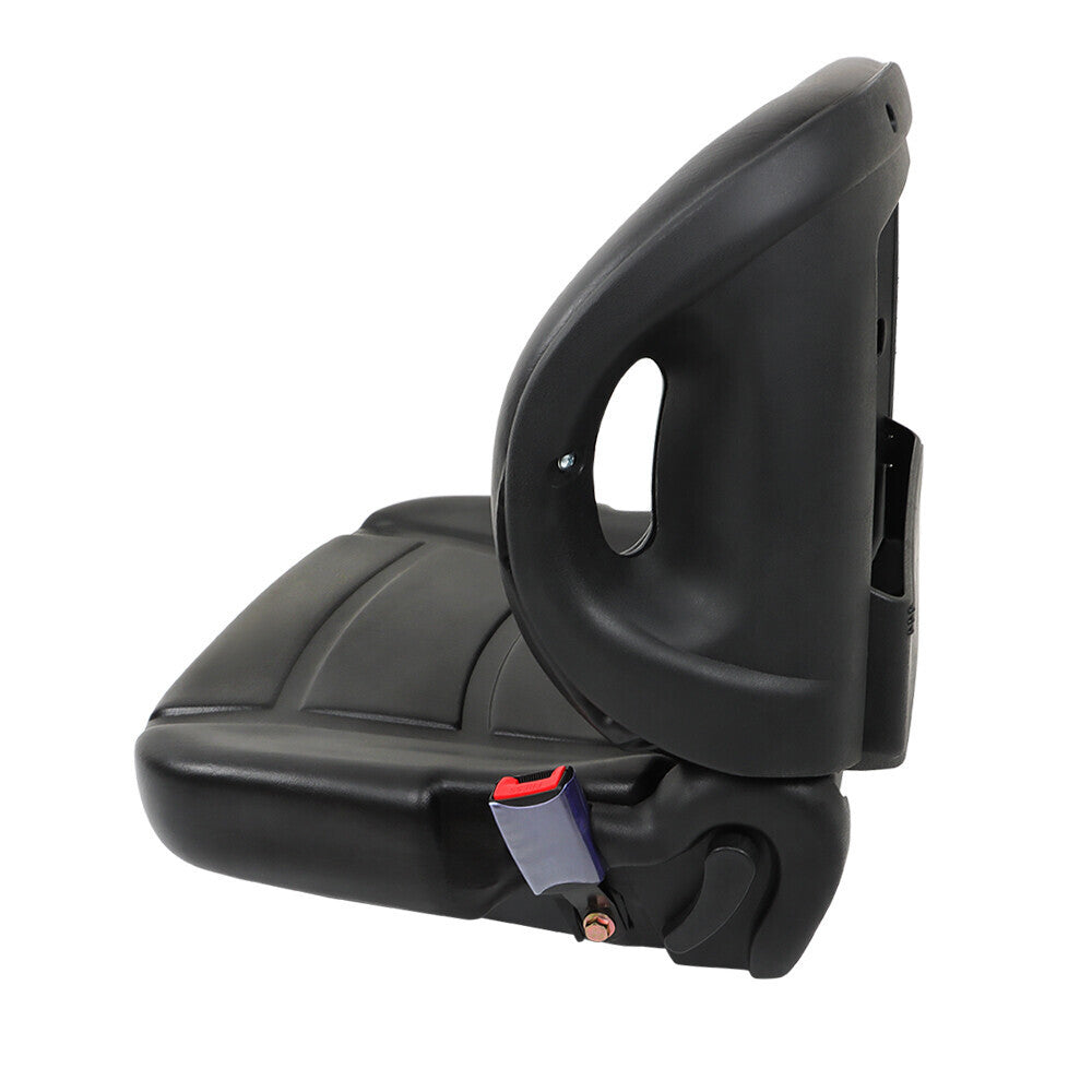 Universal Forklift Seat w/ Seatbelt & Switch, Adjust Backrest