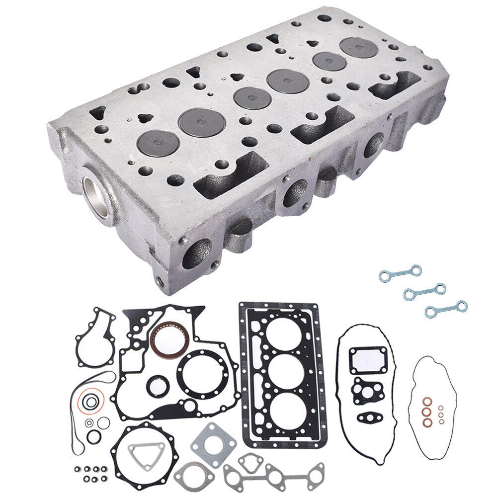 Complete Cylinder Head with Valves & Full Gasket Kit Fit For Kubota D902 RTV900