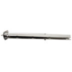 For Semi Truck 30In Straight Mud Flap Hanger Stainless Steel 1-1/8 Bolt Tapered