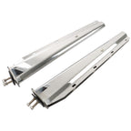 For Semi Truck 30In Straight Mud Flap Hanger Stainless Steel 1-1/8 Bolt Tapered