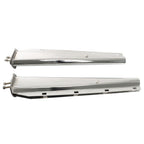 For Semi Truck 30In Straight Mud Flap Hanger Stainless Steel 1-1/8 Bolt Tapered