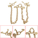 36" Chain V Bridle + RJT Hook Tow Truck Winch Cable Wrecker Recovery Grab Chain