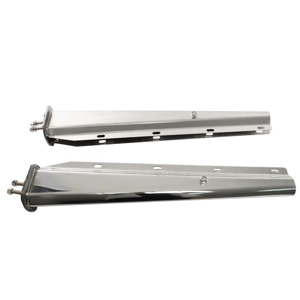 Bolt For Semi Truck Tapered 30" Stainless Steel Straight Mud Flap Hanger 1 1/8