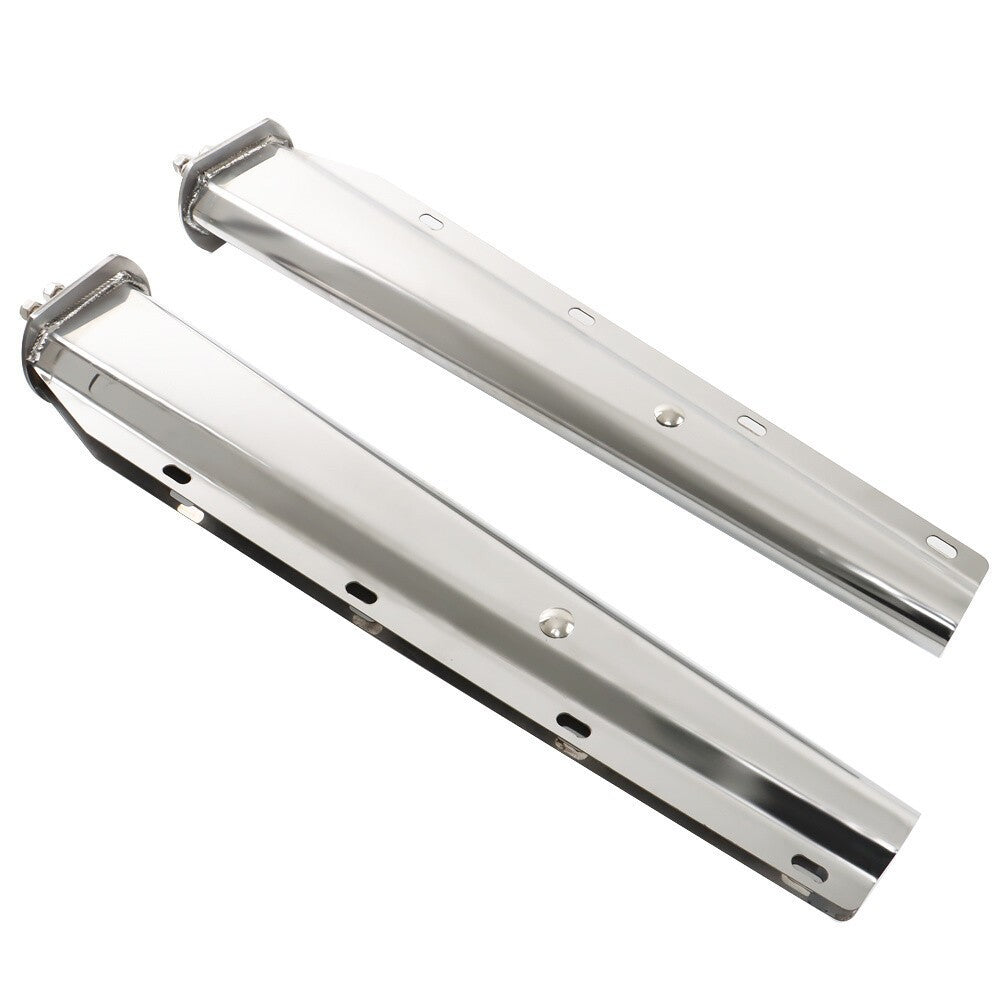 Bolt For Semi Truck Tapered 30" Stainless Steel Straight Mud Flap Hanger 1 1/8