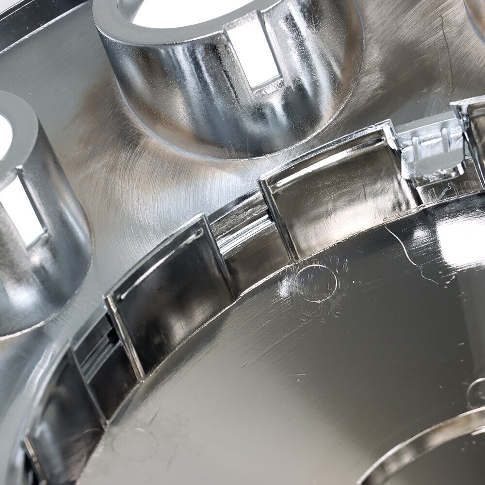 Front Hub Cover Set Chrome Semi Truck Wheel Cover 33mm Nut Covers Spiked