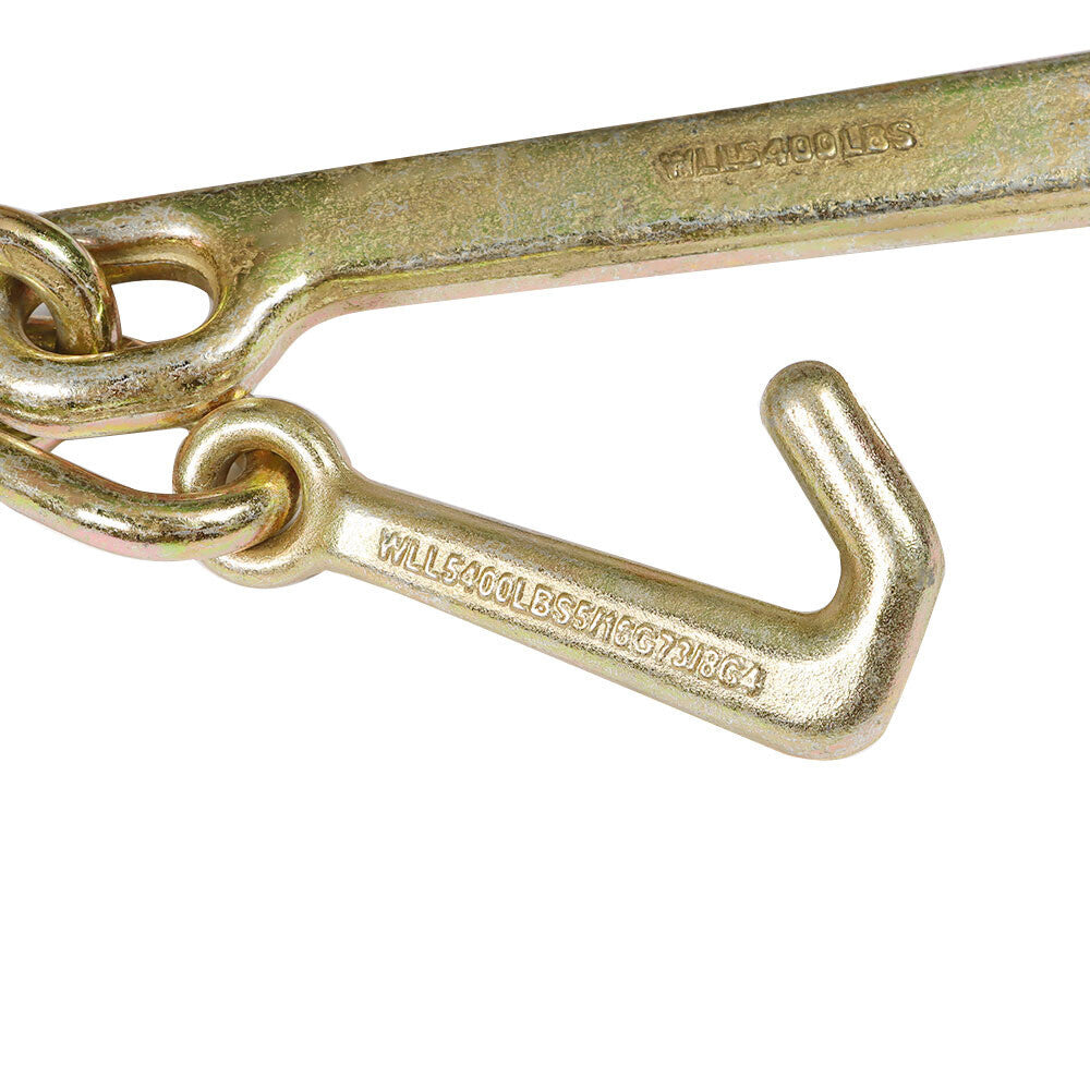New G70 V-Chain Bridle w/ 15" Large J Hooks, T- Hook&J-Hook w/Grab Hooks 2' Legs