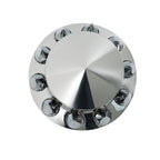 Chrome Semi Trucks Hub Cover Wheel Set Rear 33mm Nut Covers Spike USA