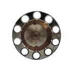 Chrome Semi Trucks Hub Cover Wheel Set Rear 33mm Nut Covers Spike USA