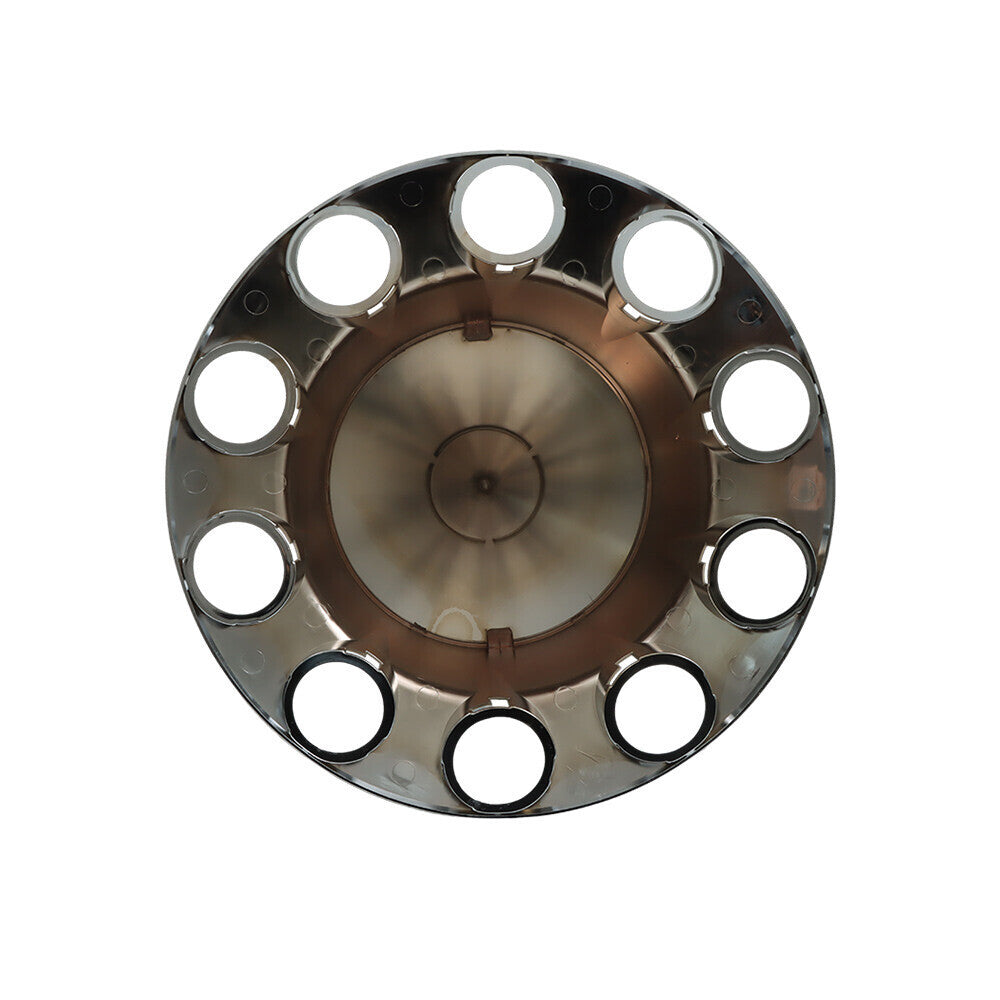 Chrome Semi Trucks Hub Cover Wheel Set Rear 33mm Nut Covers Spike USA