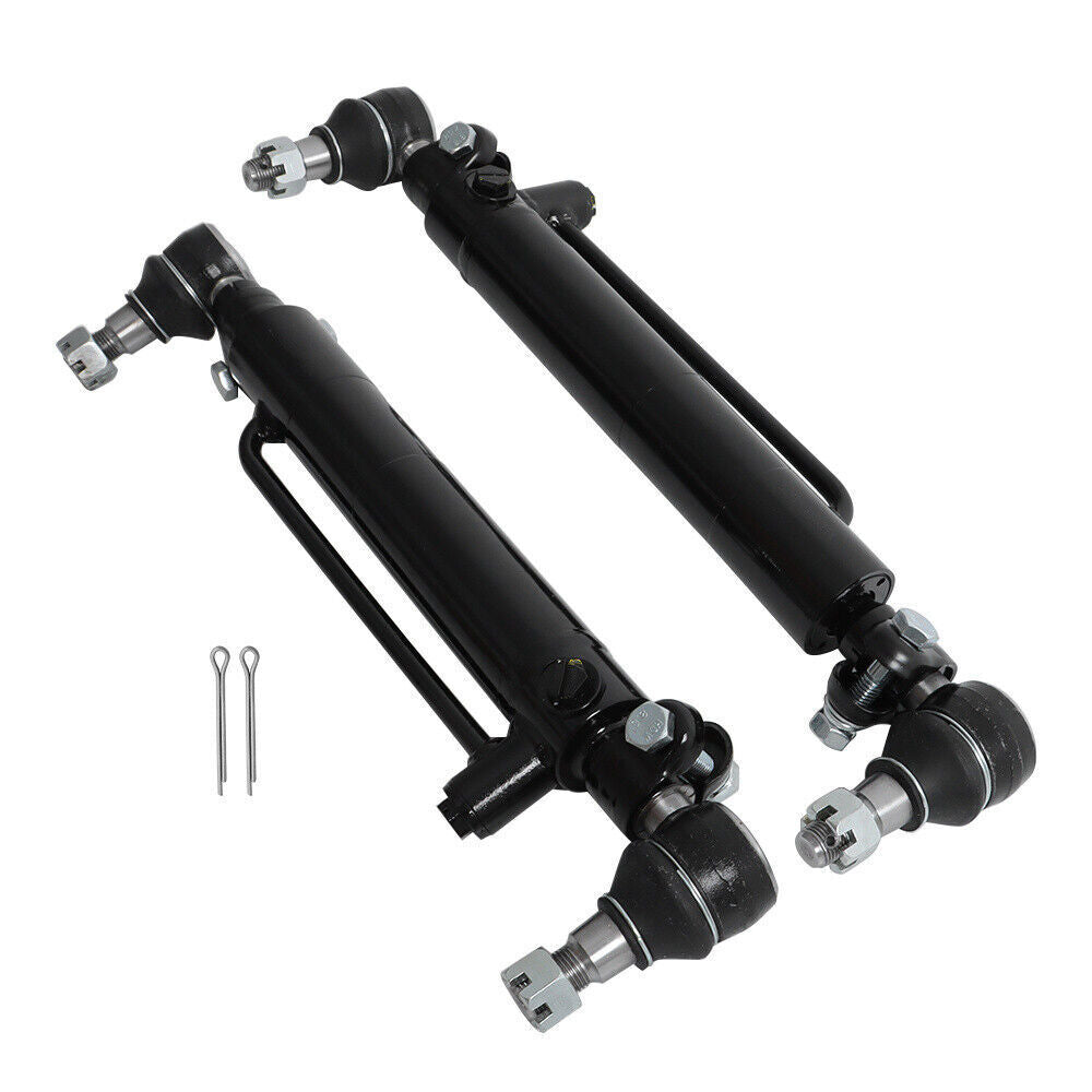 D128454 D84800 2X Power Steering Cylinder Compatible For Case 580C 580D 580