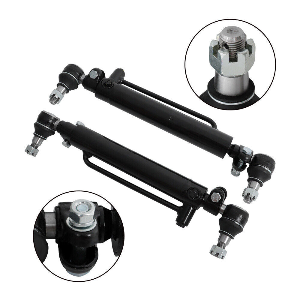 D128454 D84800 2X Power Steering Cylinder Compatible For Case 580C 580D 580