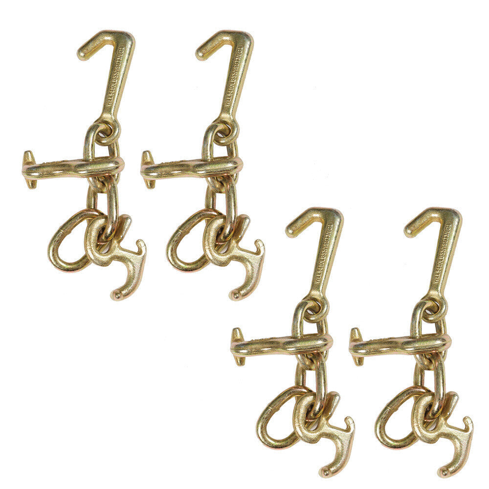 4 RTJ Cluster Hook Tow Truck Roll Back Wrecker Vehicle Car Hauler Trailer Hook