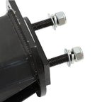 Black Steel Straight New Mud Flap Hangers 30" Pair 2.5" Semi Truck Spring Loaded